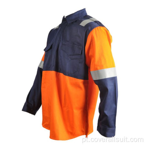 camisas de segurança de alta visibilidade de trabalho de engenharia